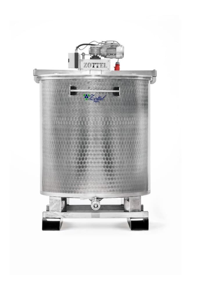 Zottel Rührtank mit Edelstahl-Sockel mit Rührwerk — Weinbau — Bild 1 von 1